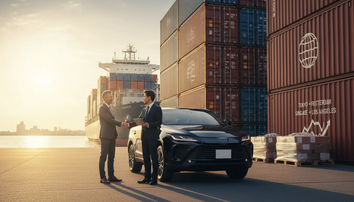 整備風景や商談スペースなど