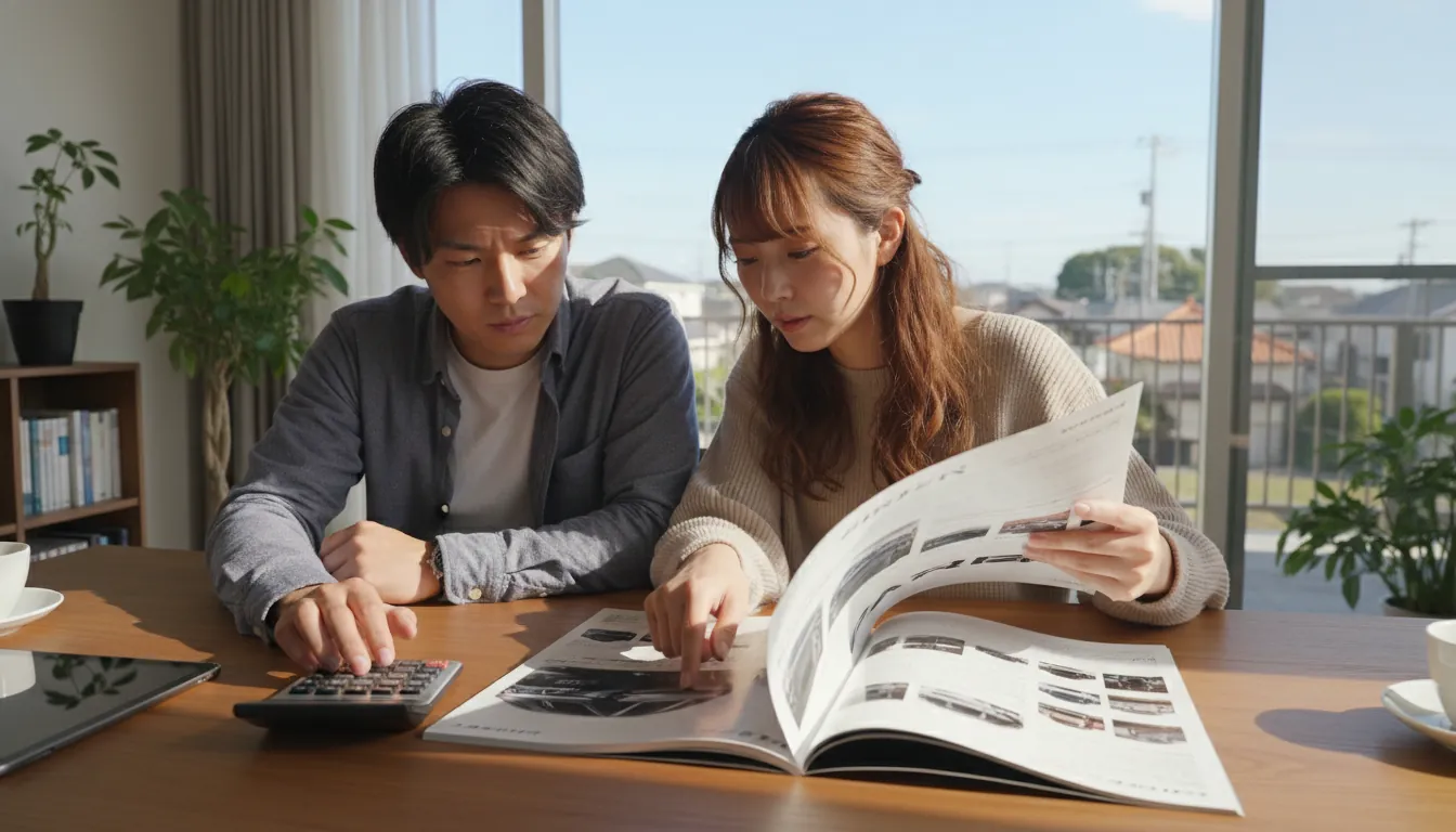 整備風景や商談スペースなど