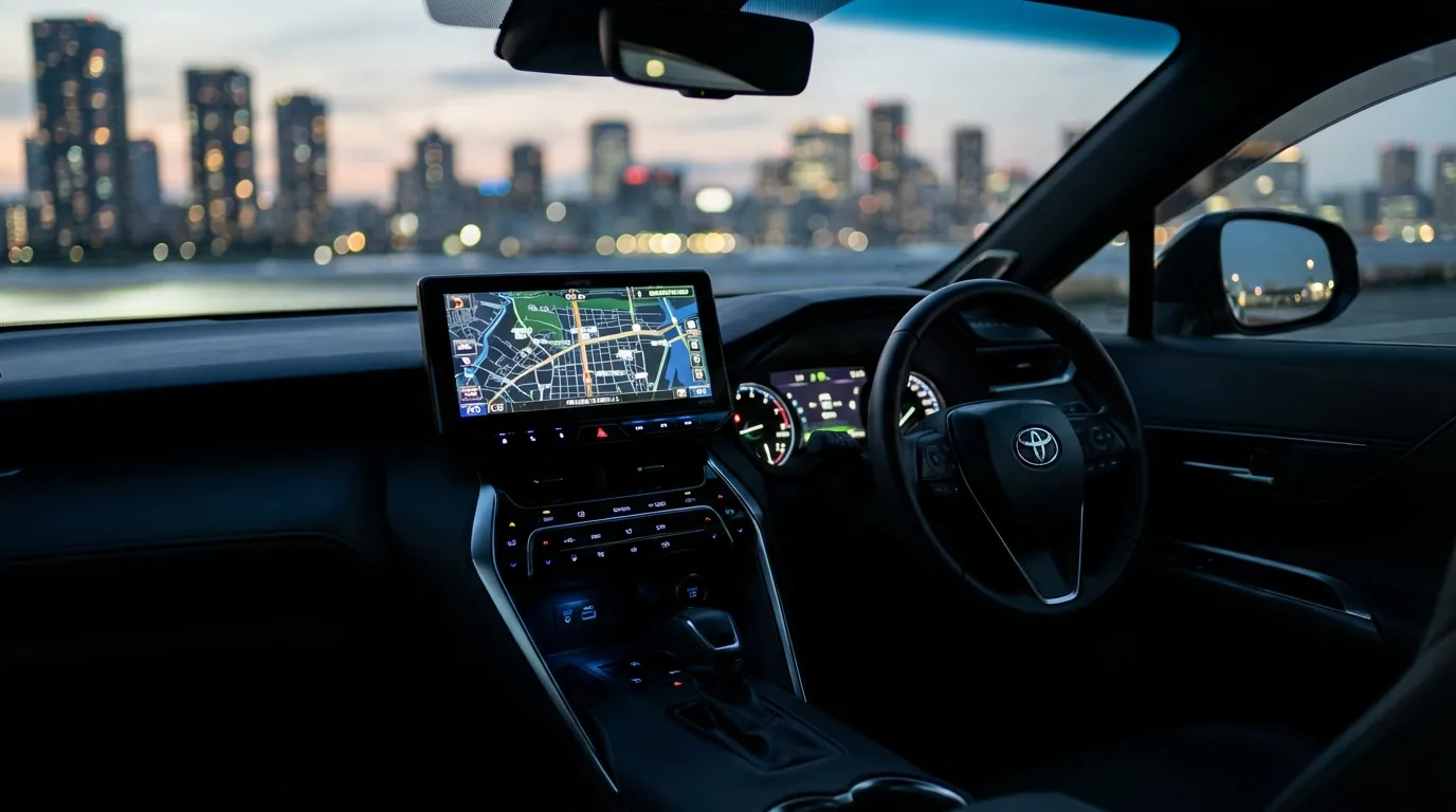 ハリアーの運転席