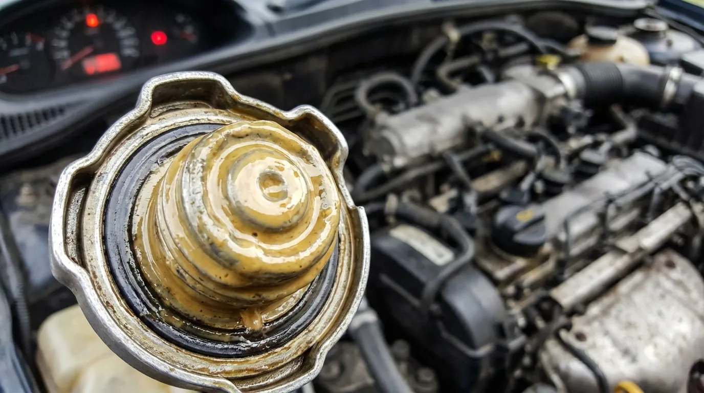 ボンネットを開けたところ