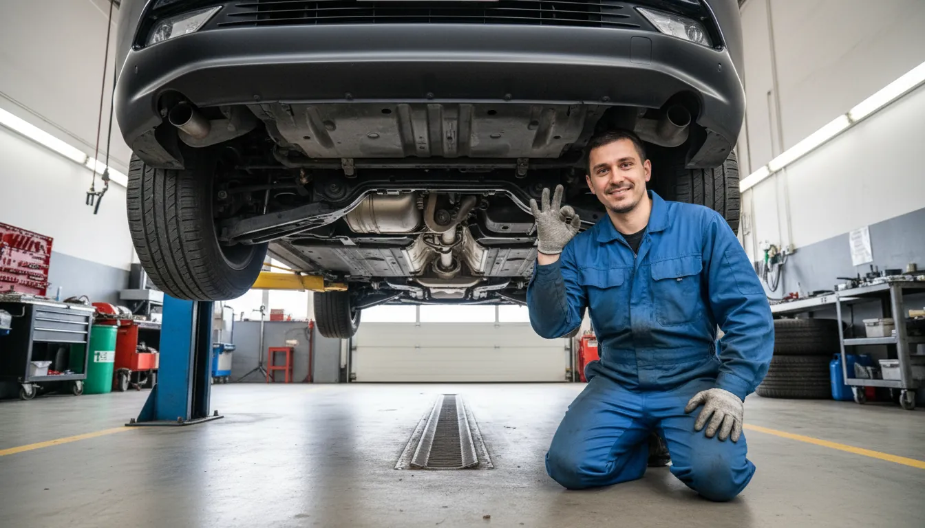 整備風景や商談スペースなど