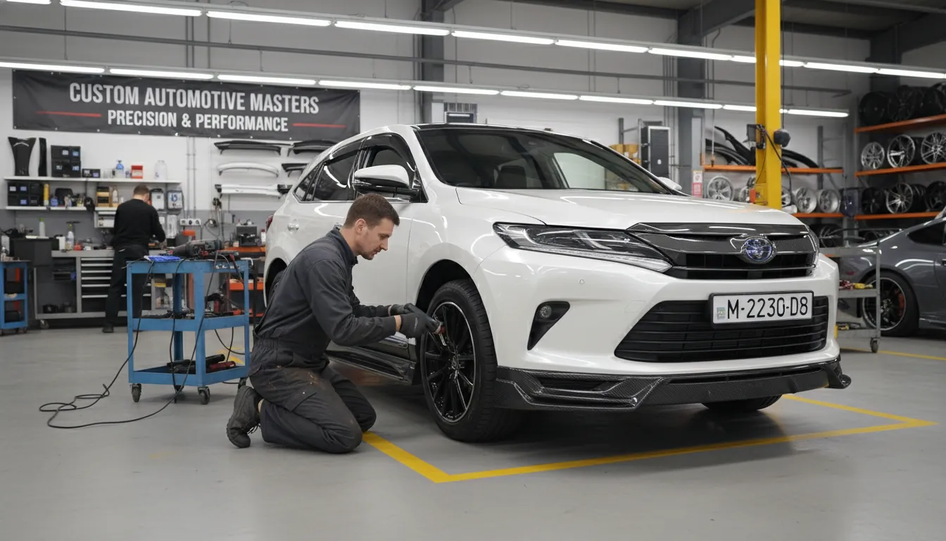 整備風景や商談スペースなど