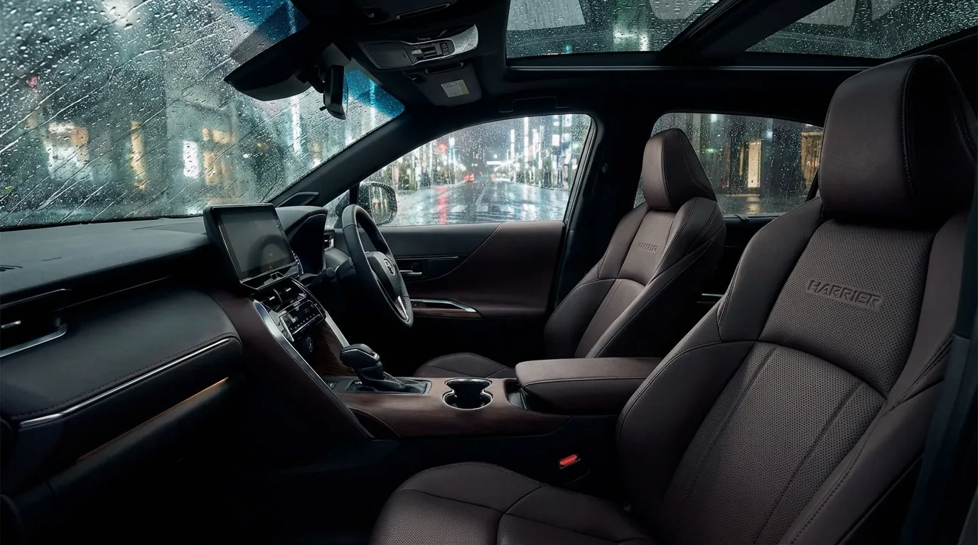 Gグレード レザーパッケージの内装写真