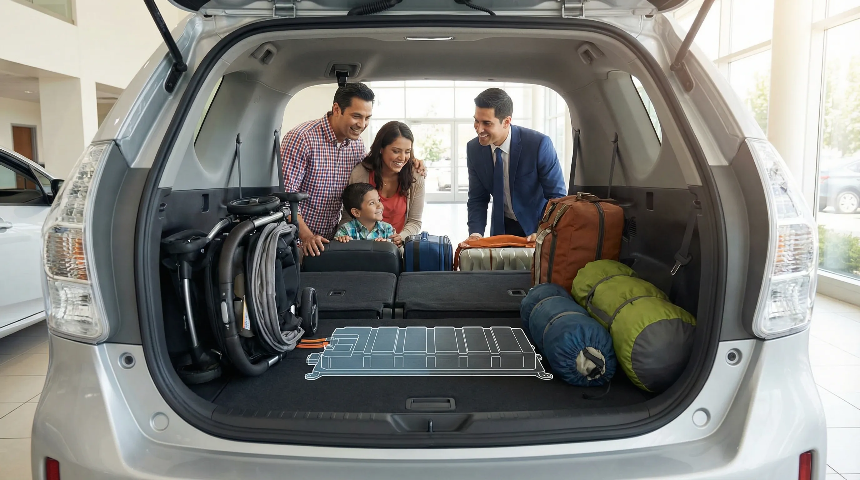 内装チェックの様子