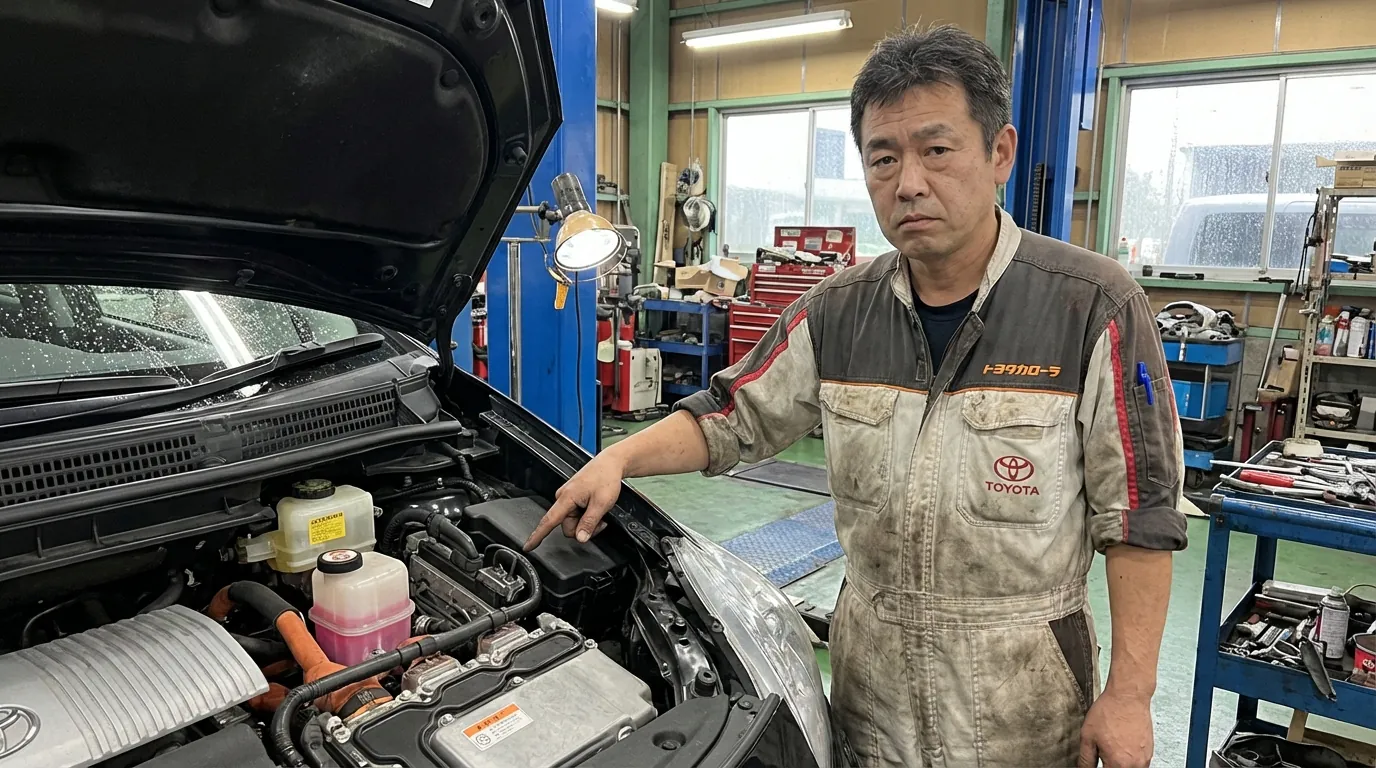 50系プリウスの走行風景