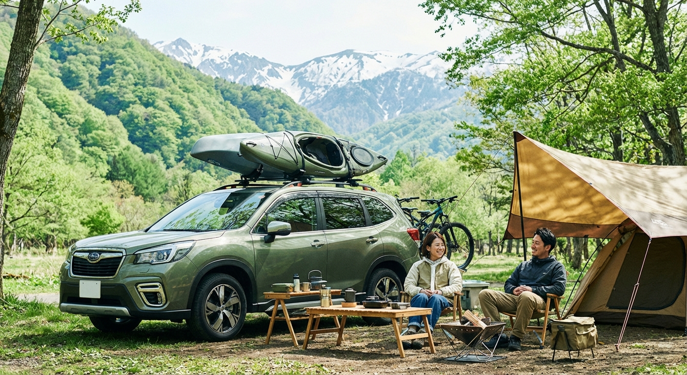 スバルフォレスター中古vsライバル徹底比較！アウトドア派の正解は？