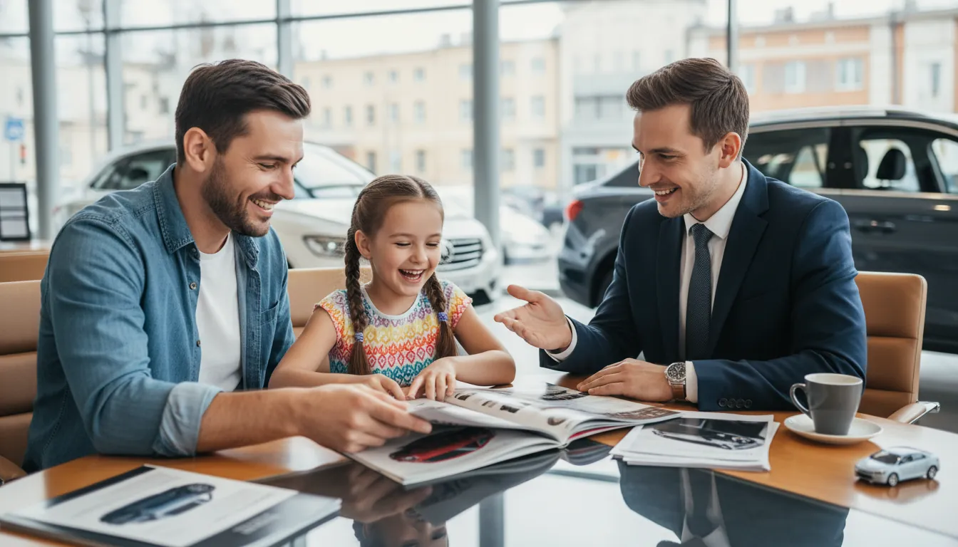 整備風景や商談スペースなど