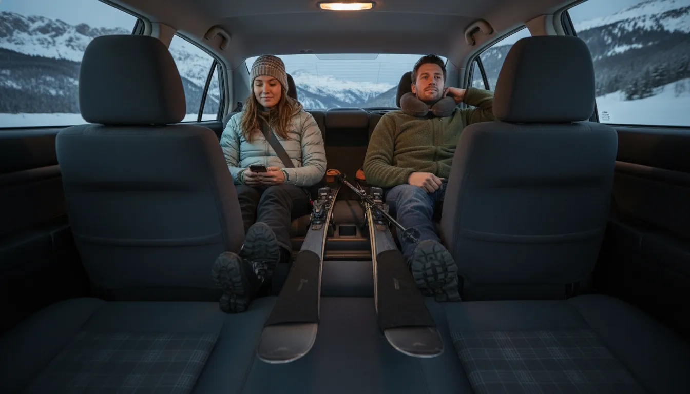 しっかりとホールドするスバル車のシート