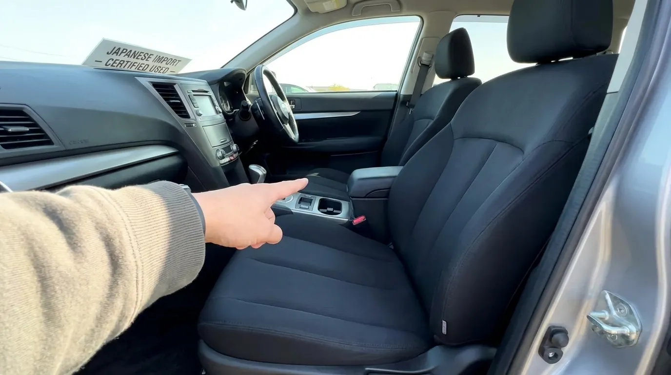 中古車の内装チェック